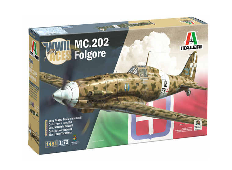 Italeri Model Kits - MC.202 Folgore Aces 1:72 - 1481