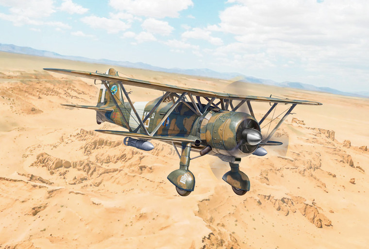 Italeri Model Kits - Fiat CR.42 Falco Assault/NF 1:48 - 2842