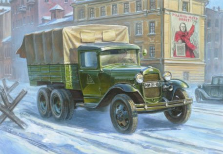 Zvezda Model Kits - GaZ-Aaa Soviet Truck 1:35 - 3547