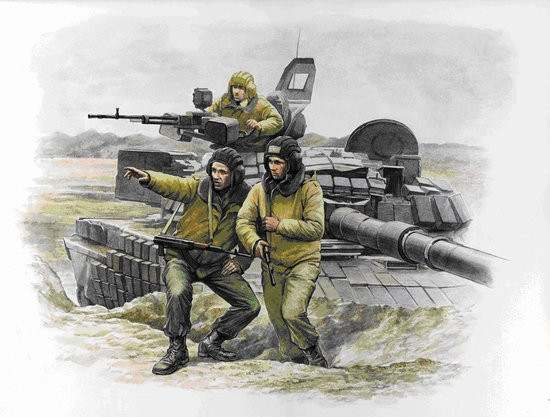 Zvezda Model Kits - Russian Modern Tank Crew 1:35 - 3615