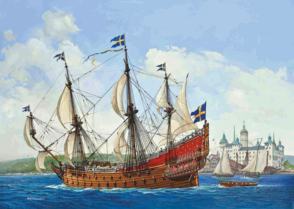 Revell Monogram Germany - Warship Vasa Swedish Warship 1:150 - 5414