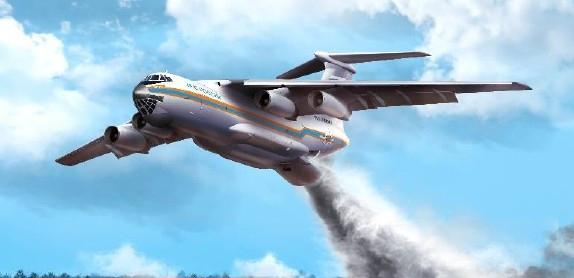 Zvezda Model Kits - Russian IL76TD Airliner 1:144 - 7029