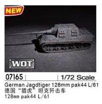 Trumpeter Models - German Jagdtiger w/128mm PAK 44L-61 1:72 - 7165