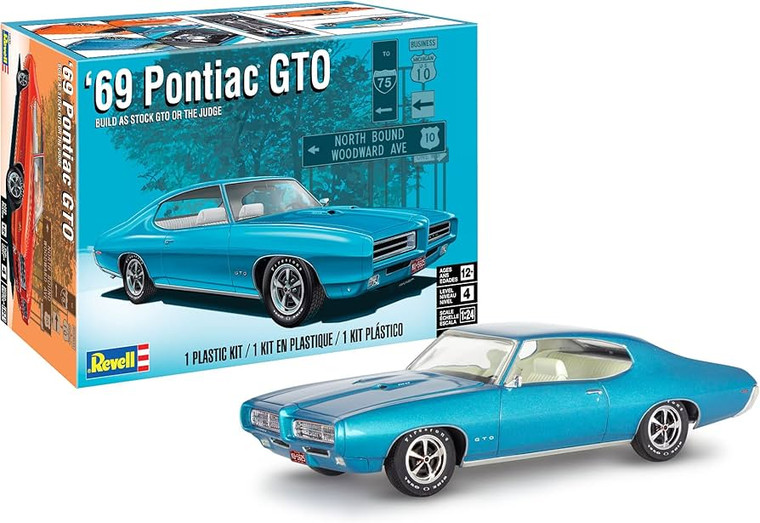 Revell Monogram - 69 Pontiac GTO 1:24 - 14530