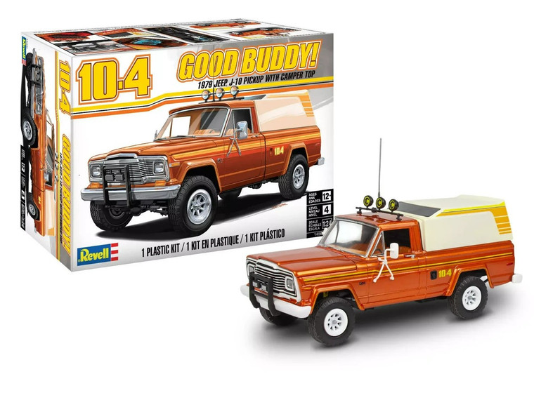 Revell Monogram - 79 Jeep J10 Pickup w/camper top 1:24 - 14568