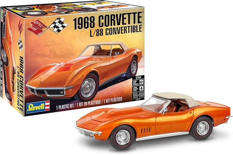 Revell Monogram - 68 Corvette L-88 Roadster 1:25 - 14572