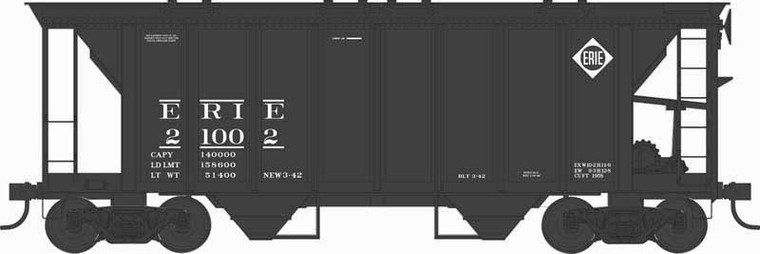Bowser - Ho EL H34 Cvd Hopper Erie 21002 - 43259
