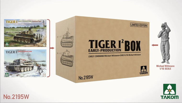 Takom Models - Tiger 1 Early Prod BIG BOX LE 1:35 - 2195W