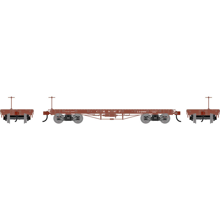 Athearn - HO ATH 36' Flat Car, MILW #13489 - -3096