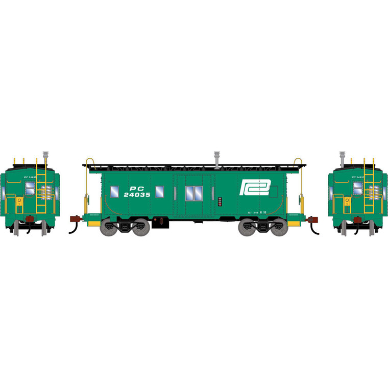 Athearn - HO ATH Bay Window Caboose, PC #24035 - -3161