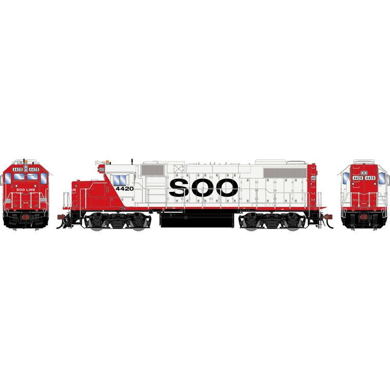 Athearn - HO GEN GP38-2 Locomotive, SOO #4420 - G-2644