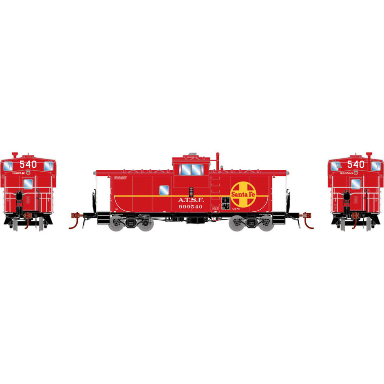 Athearn - HO CE-6 ICC Caboose w/Lights, SF #999540 - G78575