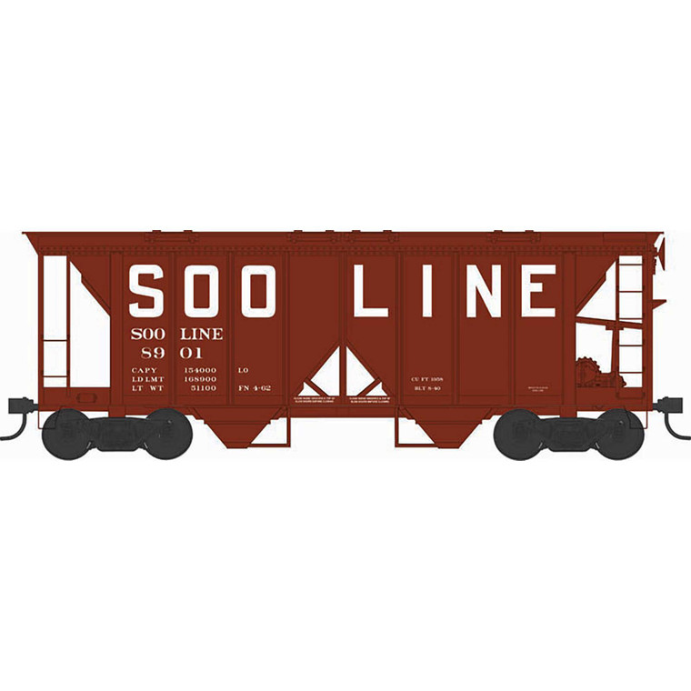 Bowser - HO H34 Covered Hopper Soo Line #8951 - 43285