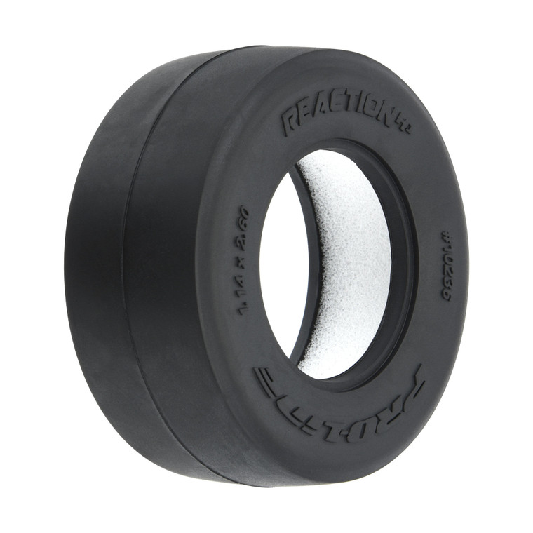 Pro-line Racing - Reaction HP No-Prep Drag Racing BELTED Tires (2) for Losi Mini No-Prep Drag Car Rear - 1023600