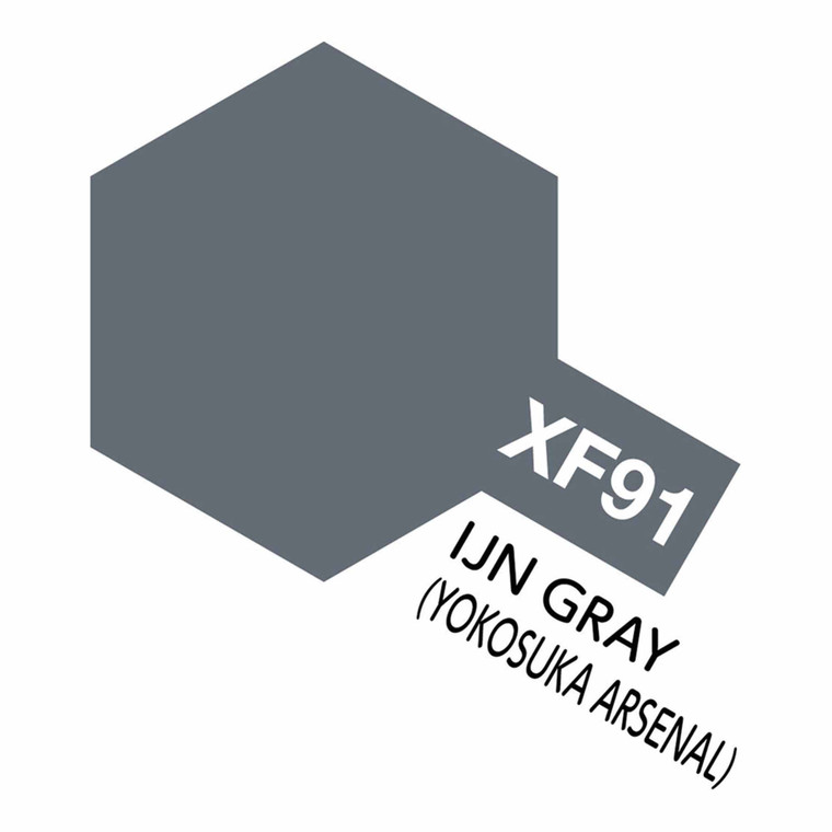 Tamiya - Acrylic Mini XF-91 IJN Gray (Yokosuka Arsenal) - 81791