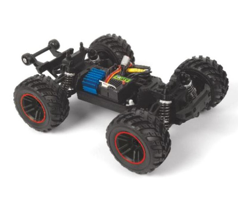 BlackZon - Spryte MT Turbo 1/20 4WD Electric Monster Truck - Red - 540290