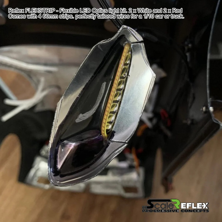 Scale Reflex - Flexstrip - Flexible LED Optics Light kit. 2 x White - 700621