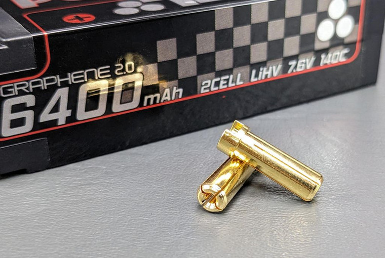 Tekin - 2S HV 7.6V 6400mAh 140C Shorty 5mm Bullets - TT1627