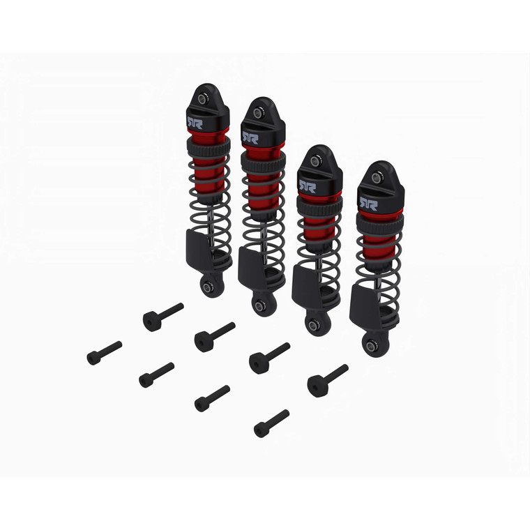 Arrma - Shock Set, F/R Assembled,700cst Oil (Red) (4Pcs) - Mini - -2670