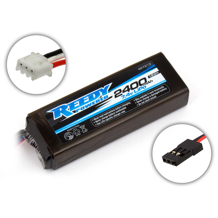 Team Associated - Reedy LiPo Pro TX/RX 2400mAh 7.4V Flat - 27313