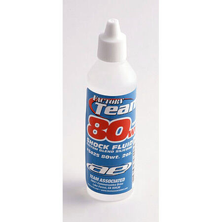 Team Associated - Silicone Shock Fluid,80WT 2OZ  1000CTS - 5425