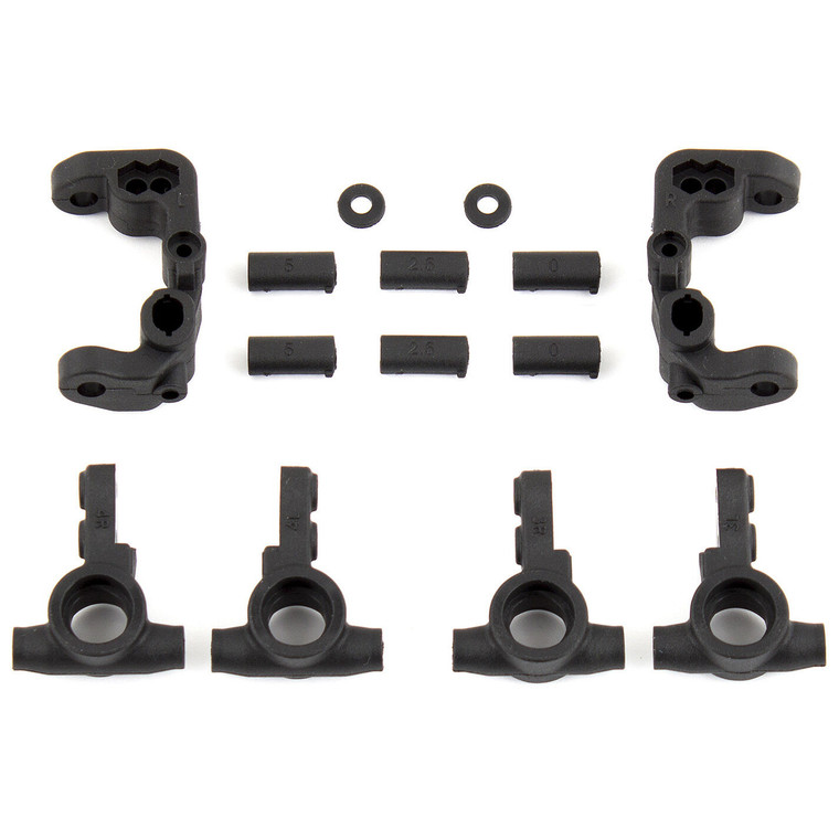 Team Associated - B6.1 Caster and Steering Blocks - 91776