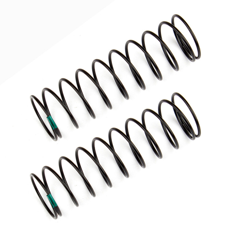 Team Associated - Rear Shock Springs, green, 1.80 lb/in, L61mm - 91837
