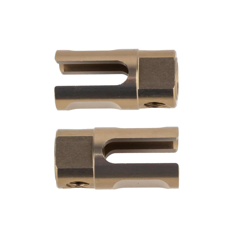 Team Associated - RC10B74.2 FT Center Dogbone Outdrives, aluminum - 92359