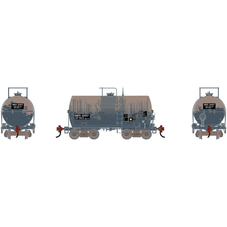 Athearn - HO ATH 30' NACC 8K Tank Car, Primed For Grime GATX #12157 - -3233