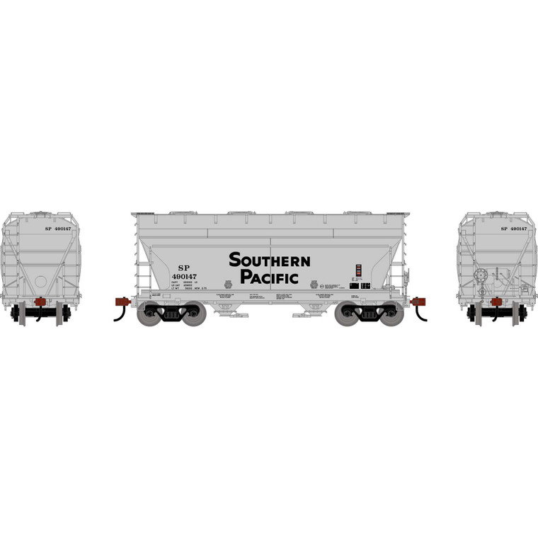 Athearn - HO ATH ACF 2970 Covered Hopper, SP (Large Letter) #490147 - -3312