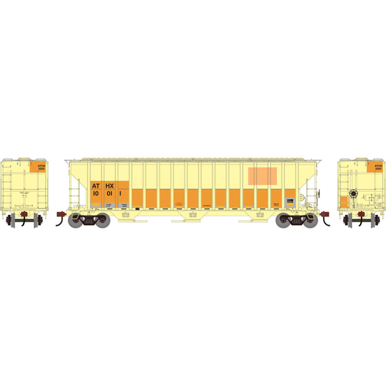 Athearn - HO ATH FMC 4700 Covered Hopper, Primed For Grime ATHX 'Ex-CNW' #10011 - -3322