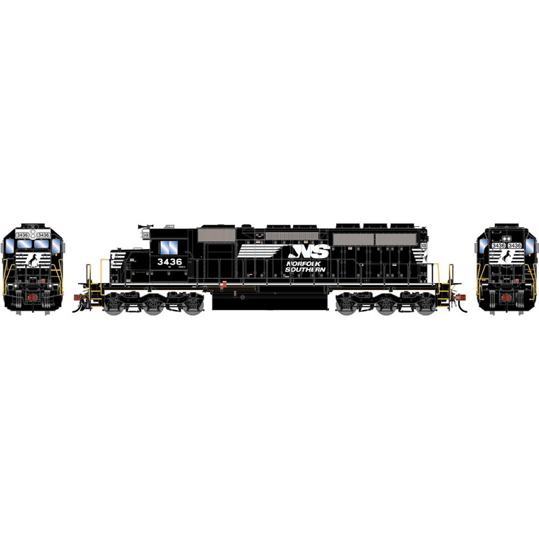 Athearn - HO ATH SD40 Locomotive, NS #3436 - -3390