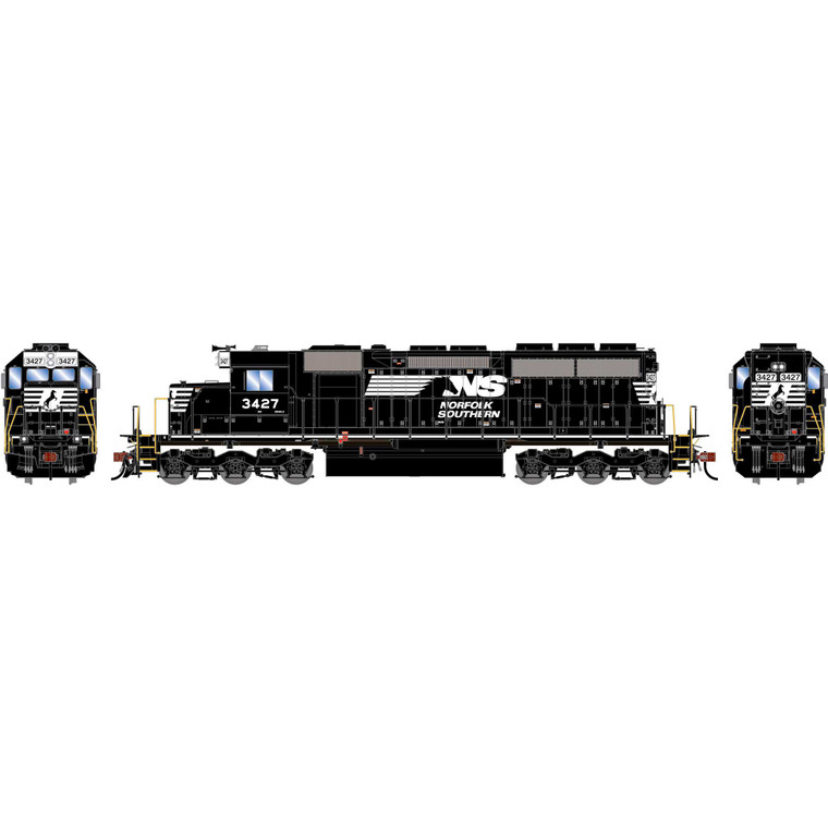 Athearn - HO ATH SD40 Locomotive w/DCC & Sound, NS #3427 - -3413