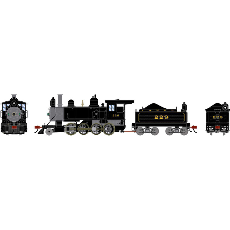 Athearn - HO ATH 2-8-0 Steam Locomotive, LN #229 - -3452