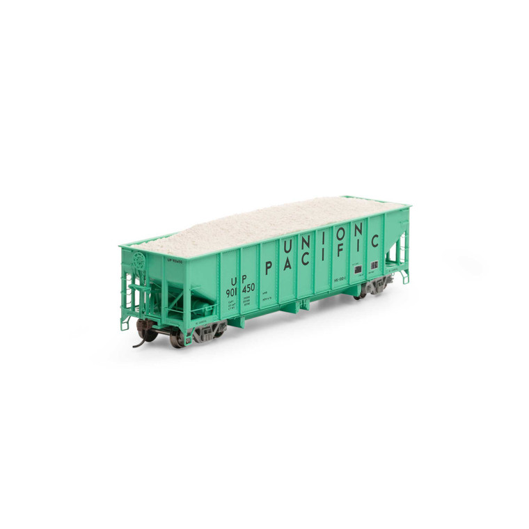 Athearn - HO 40' Ribbed 3-Bay Ballast Hopper, UP #901450 - 7648
