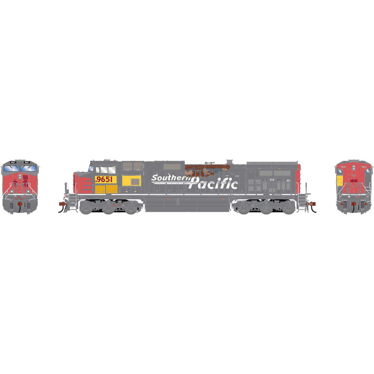 Athearn - HO GEN Dash 9-44CW Locomotive w/DCC &  Sound, UP #9651 - G-2773