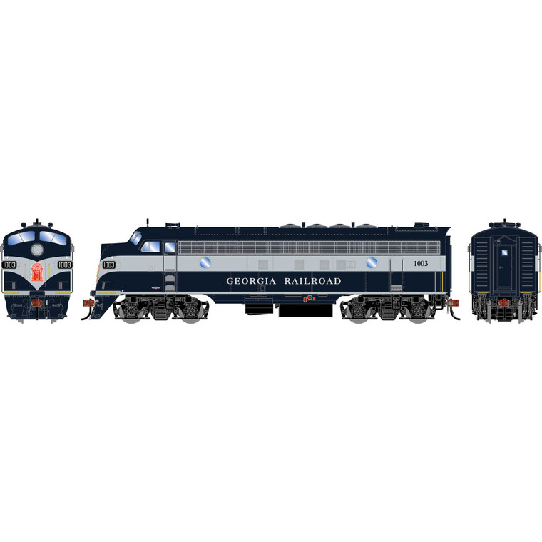 Athearn - HO GEN FP7 Locomotive w/DCC & Sound, GA #1003 - G-2825