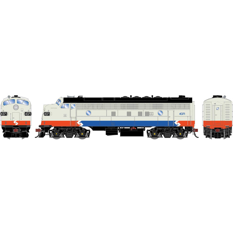 Athearn - HO GEN FP7 Locomotive w/DCC & Sound, SPAX #4371 - G-2845
