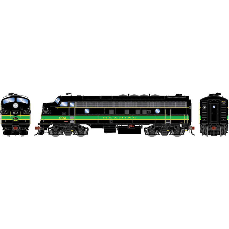 Athearn - HO GEN FP7 Locomotive w/DCC & Sound, RDG #902 - G-2847