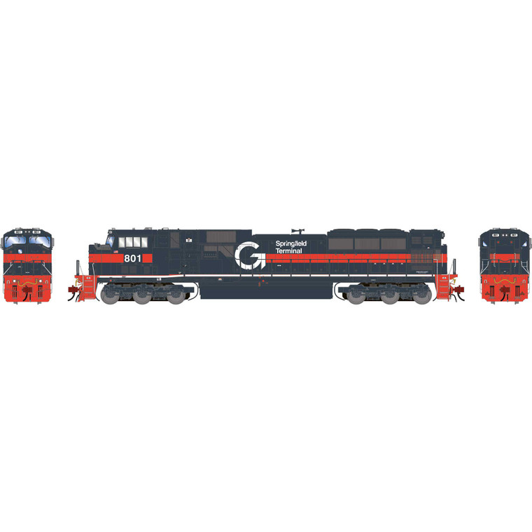 Athearn - HO GEN SD80MAC Locomotive, Legendary Liveries ST 'Guilford' #801 - G-2920