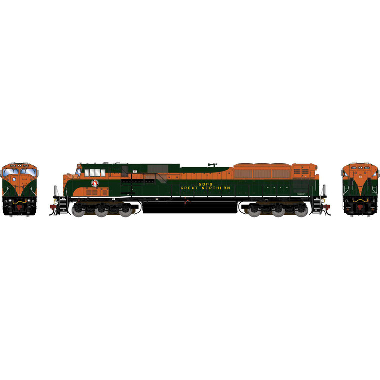 Athearn - HO GEN SD80MAC Locomotive w/DCC & Sound, Legendary Liveries GN #5009 - G-2949