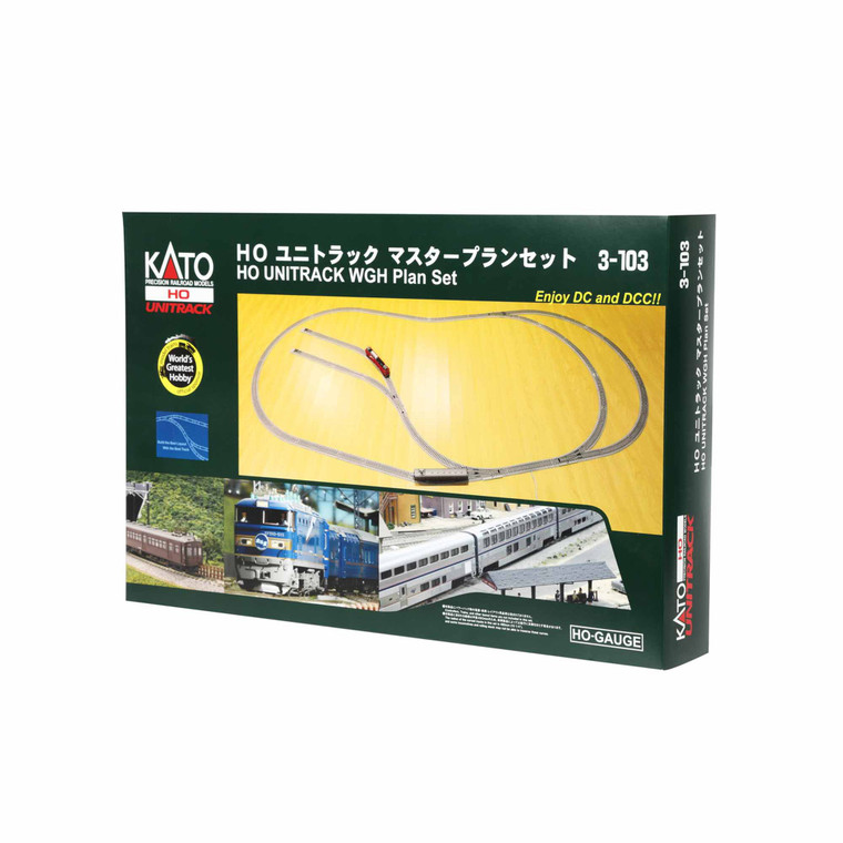 Kato USA - HO UNITRACK WGH PLAN SET        - 3-103