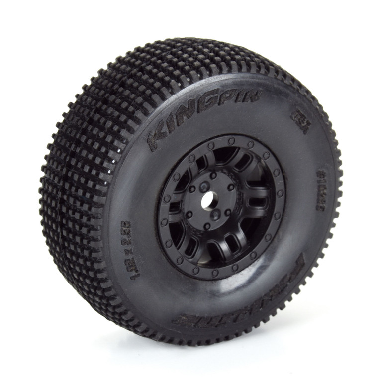 Pro-line Racing - King-Pin F/R Tires Mounted 12mm Hex Black Split Six (4) for ARRMA MOJAVE GROM - 1028510