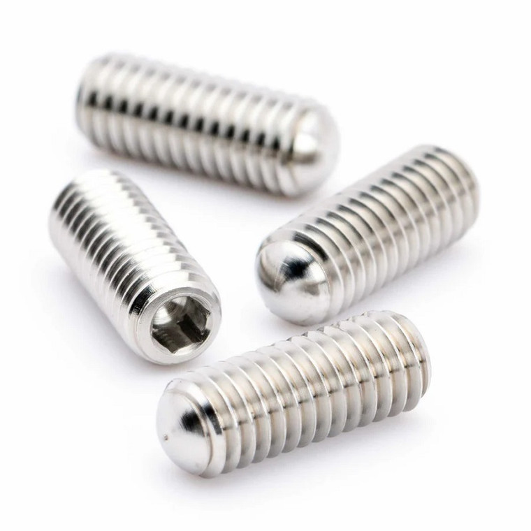 1UP Racing - Pro Duty Titanium Rounded Droop Screws - M3x8, 4pcs - 70044