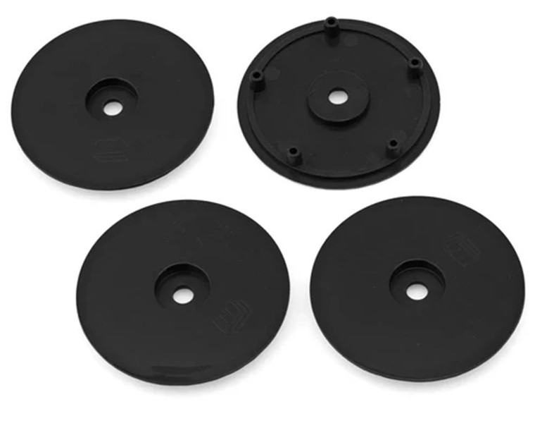 Whitz Racing Products - 1/10 Whiplash Wheel Covers (Black) - -WC-BLK