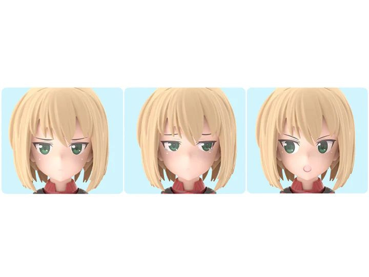 Bandai - 30MS Option Face Parts Facial Expression Set 5 [Color - 2568054