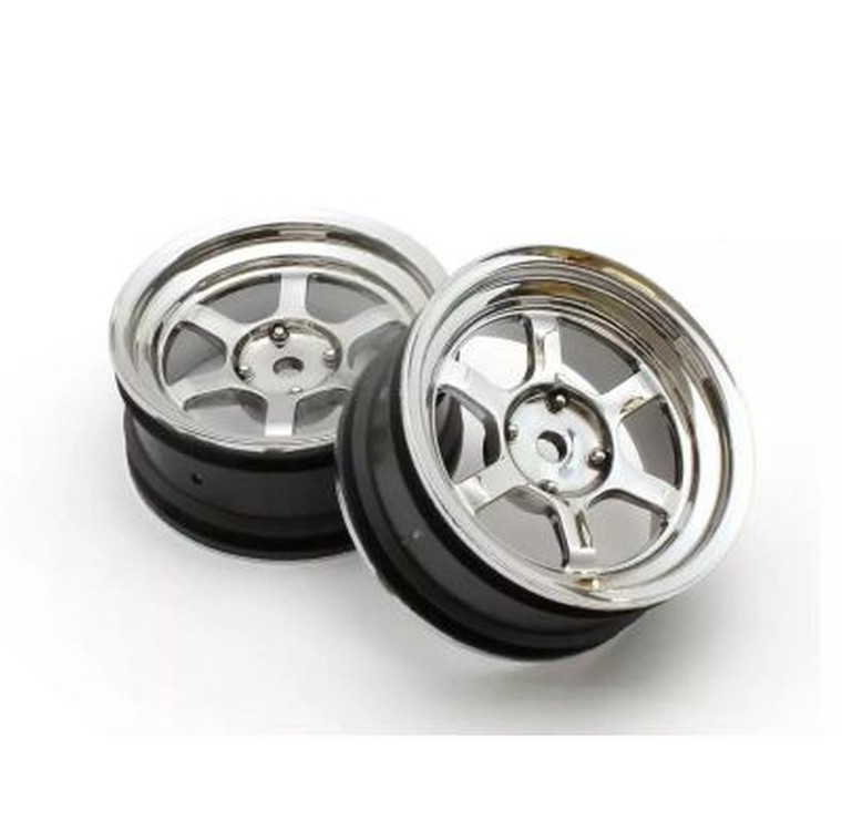 Kyosho - RAYS TE37V Wheel Offset 5mm (FZD2/Plated/2pcs) - FAH709SM