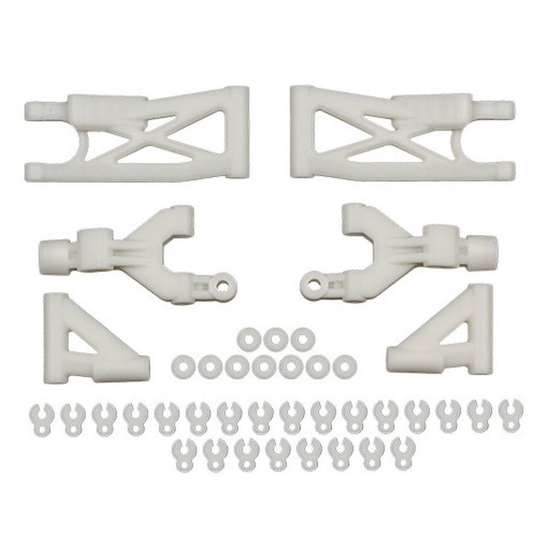 Team Associated - DC10 Suspension Arm Set, Natural - 72291