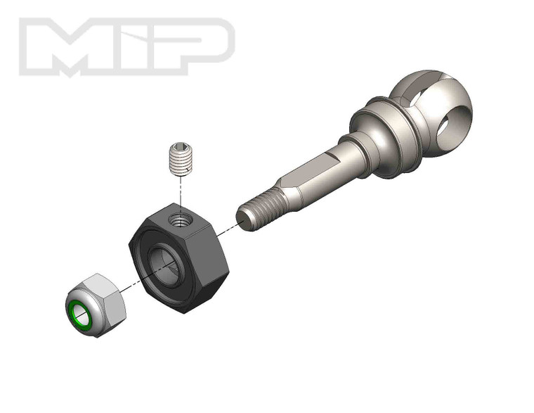 MIP - Moore's Ideal Products - X-Duty, CVD Axle, 11mm Offset with 10x5mm Bearing - 18151