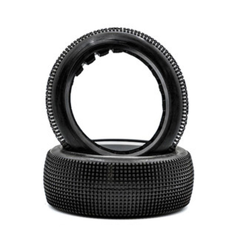 Raw Speed - Mach One - 1/8 Buggy Tires w/ Inserts (1 Pair) Gumball - 180112GB